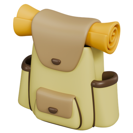 Mochila  3D Icon