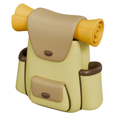 Mochila  3D Icon