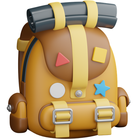 Mochila  3D Icon