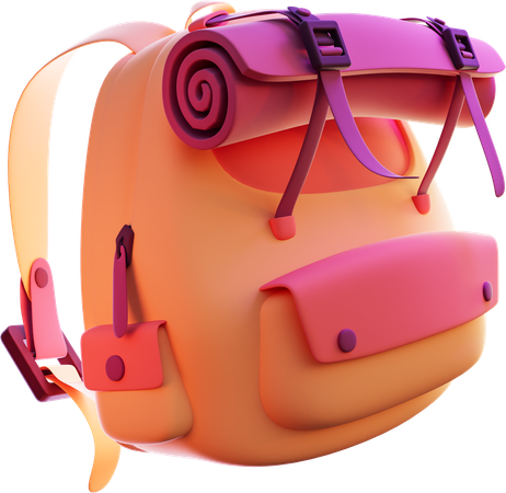 Mochila  3D Icon