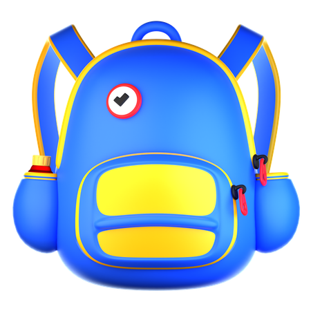 Mochila  3D Icon
