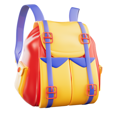 Mochila  3D Icon