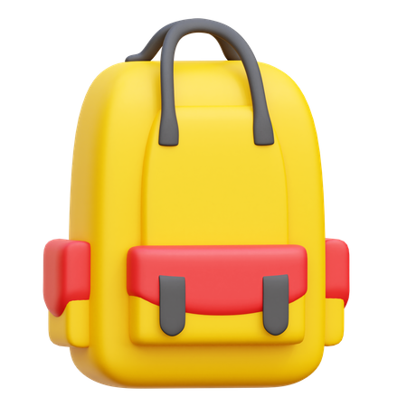O saco da escola  3D Icon