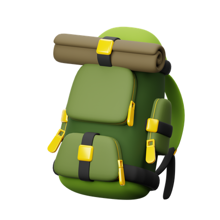 Mochila  3D Icon