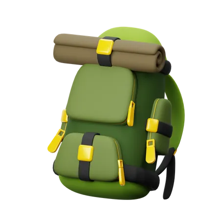 Mochila  3D Icon