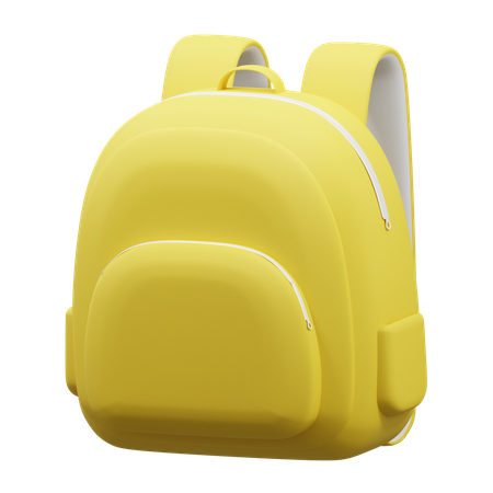 Mochila amarilla  3D Icon