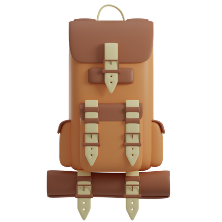 Mochila de acampamento  3D Icon
