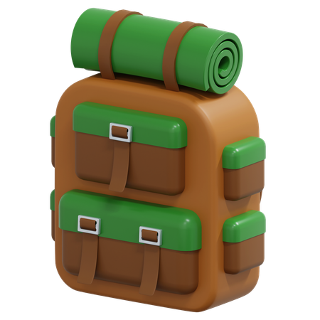 Mochila de caminhada  3D Icon