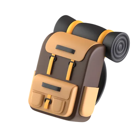 Mochila de caminhada  3D Icon