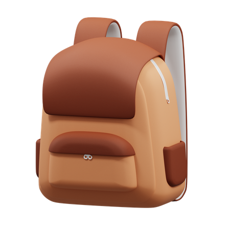 Mochila de lona  3D Icon