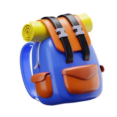 Mochila de viagem  3D Icon