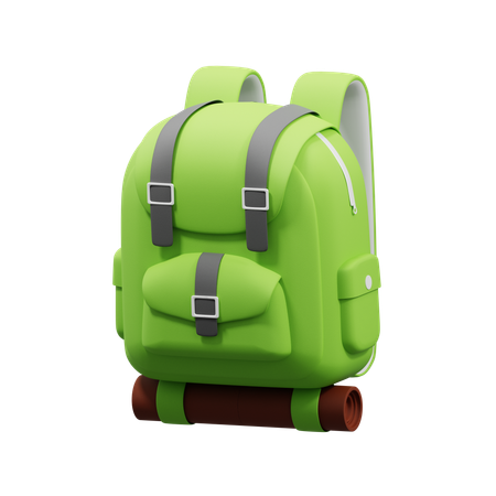 Mochila de viaje  3D Icon