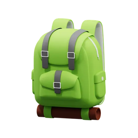 Mochila de viaje  3D Icon