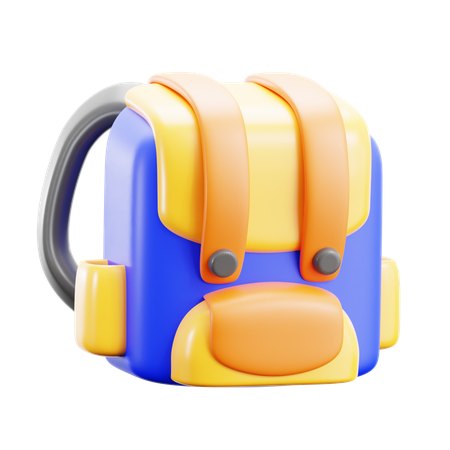 Mochila de viaje  3D Icon