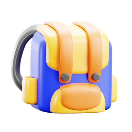 Mochila de viaje  3D Icon