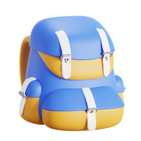 Mochila de viaje  3D Icon