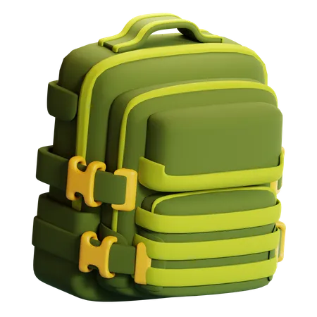 Mochila del ejército  3D Icon