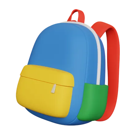 O saco da escola  3D Icon