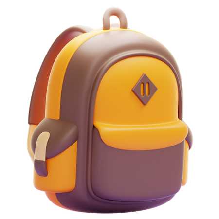 Bolsa para la escuela  3D Icon