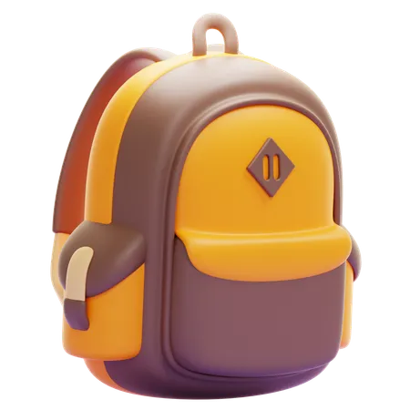 Bolsa para la escuela  3D Icon