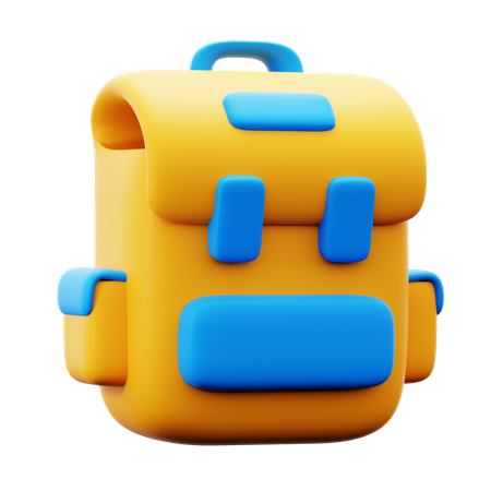 Bolsa para la escuela  3D Icon