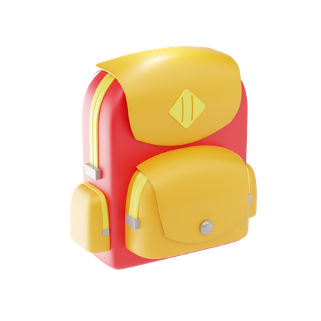 O saco da escola  3D Icon