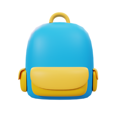 Bolsa para la escuela  3D Icon