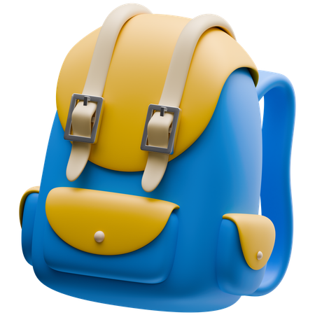 Bolsa para la escuela  3D Icon