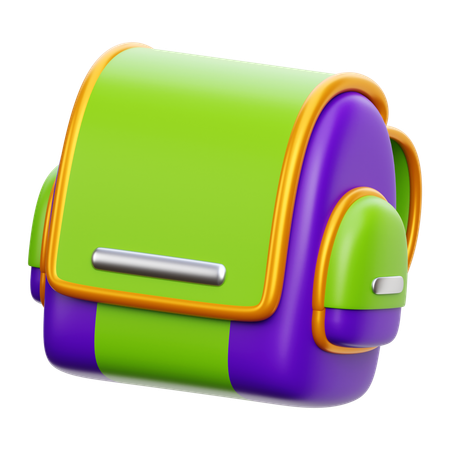 Bolsa para la escuela  3D Icon