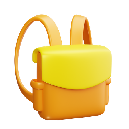 Bolsa para la escuela  3D Icon