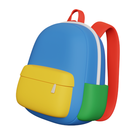 Bolsa para la escuela  3D Icon