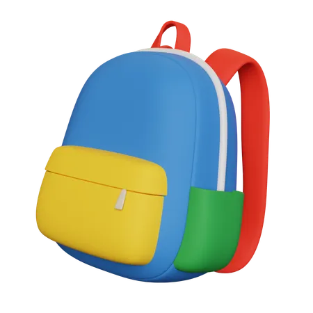 Bolsa para la escuela  3D Icon