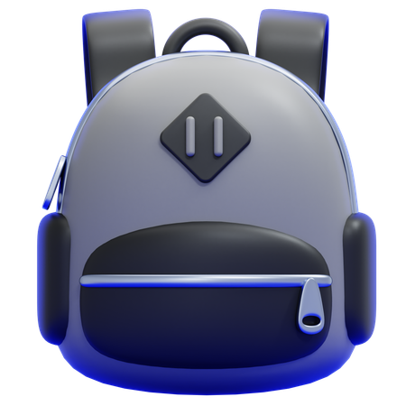 Mochila escolar  3D Icon