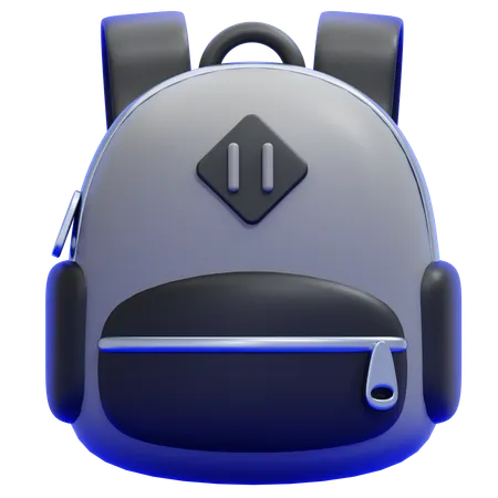 Mochila escolar  3D Icon