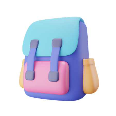 Bolsa para la escuela  3D Icon