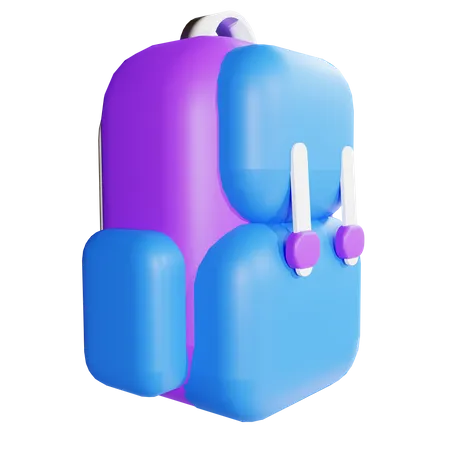 Bolsa para la escuela  3D Illustration