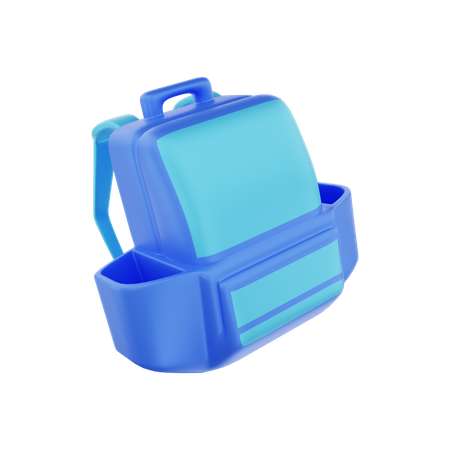 Bolsa para la escuela  3D Illustration