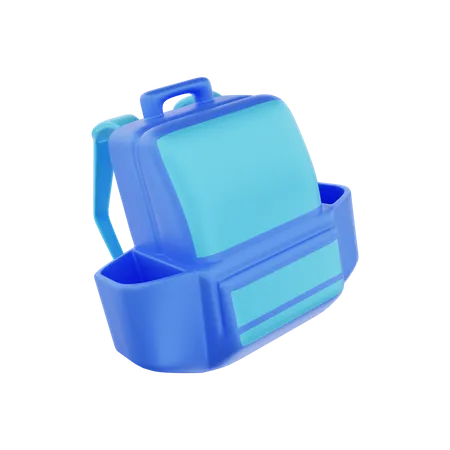 Bolsa para la escuela  3D Illustration