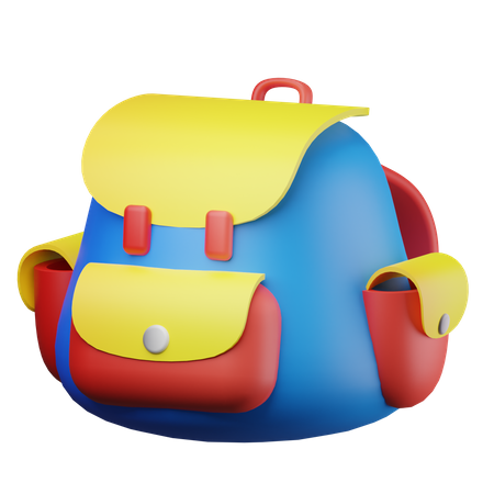 Bolsa para la escuela  3D Icon