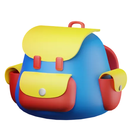 Bolsa para la escuela  3D Icon