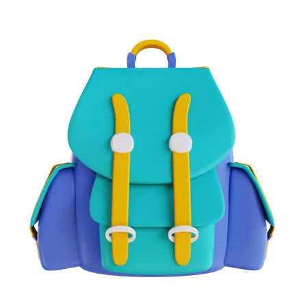 Bolsa para la escuela  3D Icon