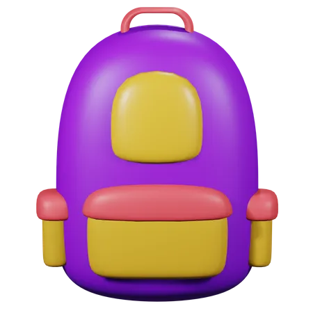 Bolsa para la escuela  3D Icon