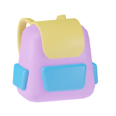 Bolsa para la escuela  3D Icon