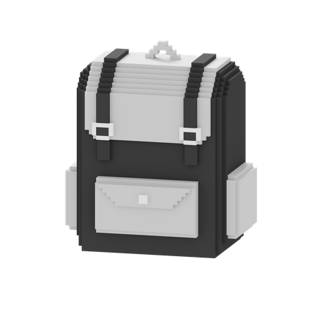 Mochila escolar  3D Icon