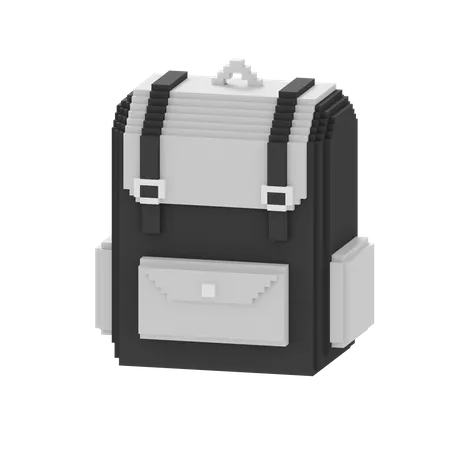 Mochila escolar  3D Icon