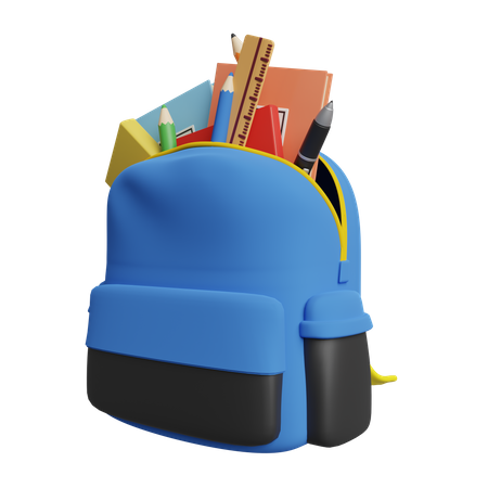 Bolsa para la escuela  3D Icon