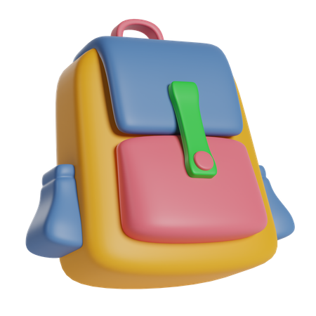 Bolsa para la escuela  3D Icon