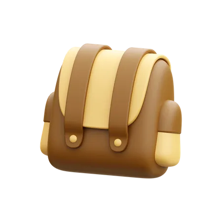 Bolsa para la escuela  3D Icon