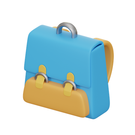 Bolsa para la escuela  3D Icon