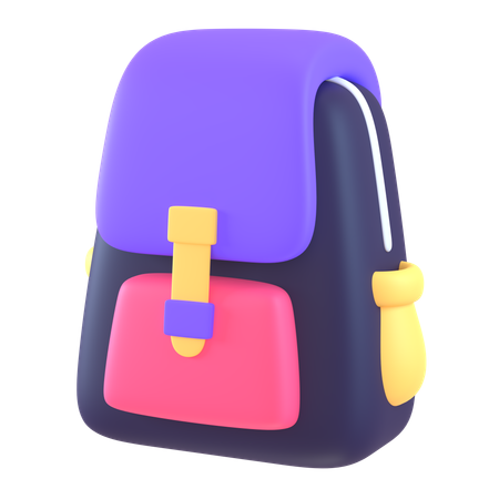 Bolsa para la escuela  3D Icon